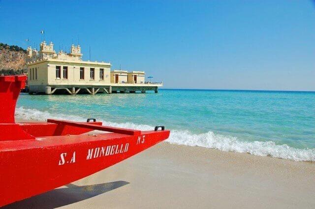 Ferienwohnung Casa Mandorlo A Mondello Exterior foto
